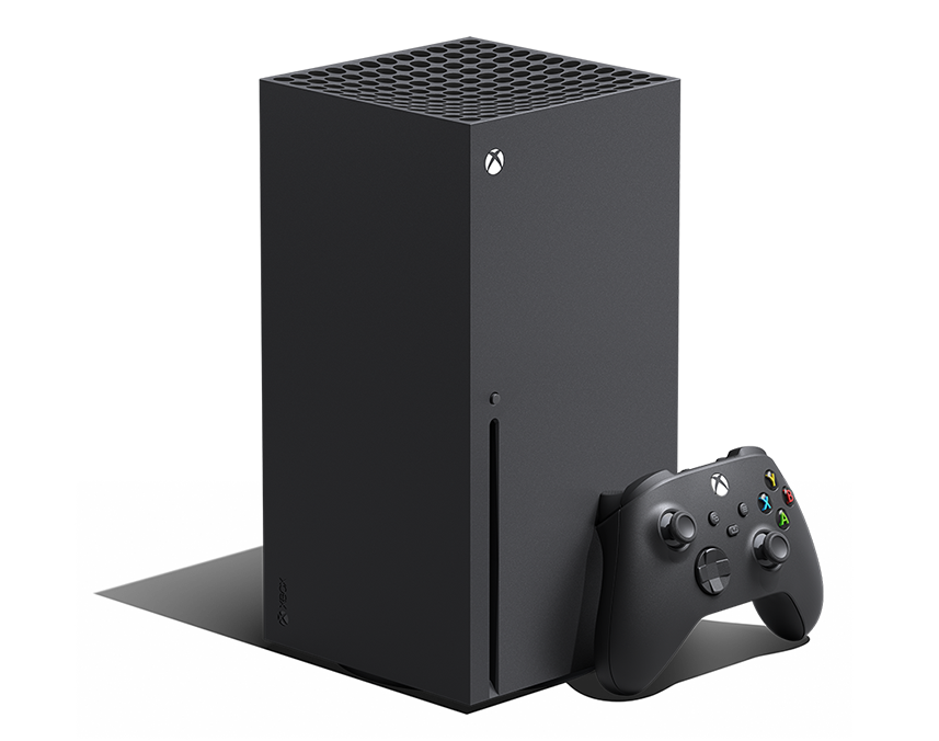 Console Xbox Series X com controle